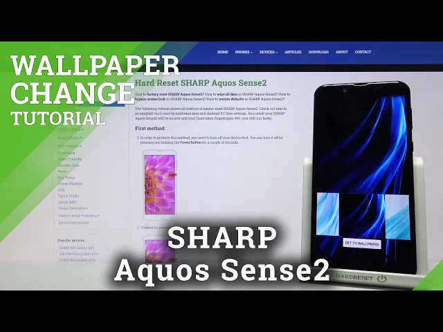 Video thumbnail for Sharp Aquos Sense2 - Default Wallpapers Review