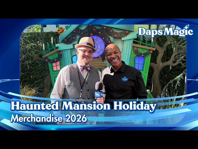 Video thumbnail for Haunted Mansion Holiday Merchandise Halloween Time at the Disneyland Resort 2026 4K