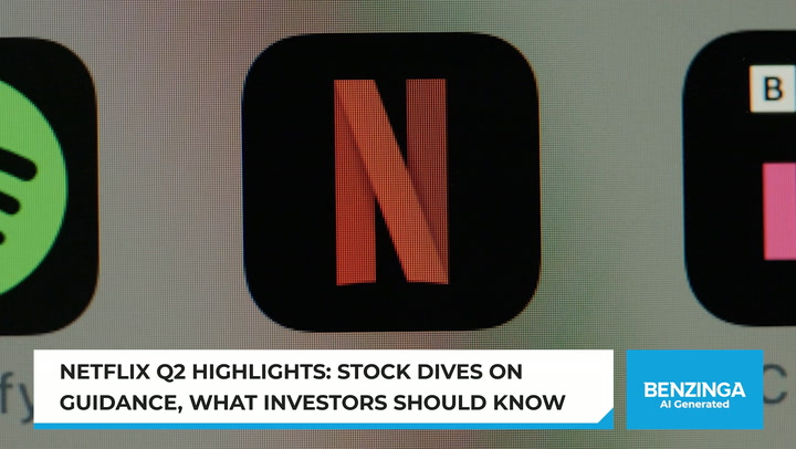 Video thumbnail for Netflix Stock Sinks On Outlook