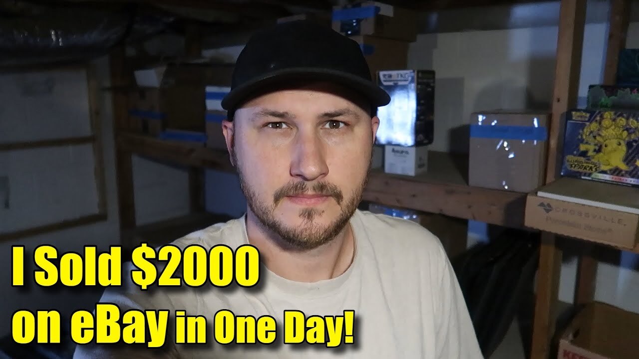 Video thumbnail for I Sold $2000 on eBay in One Day!  What's Sold on eBay?
