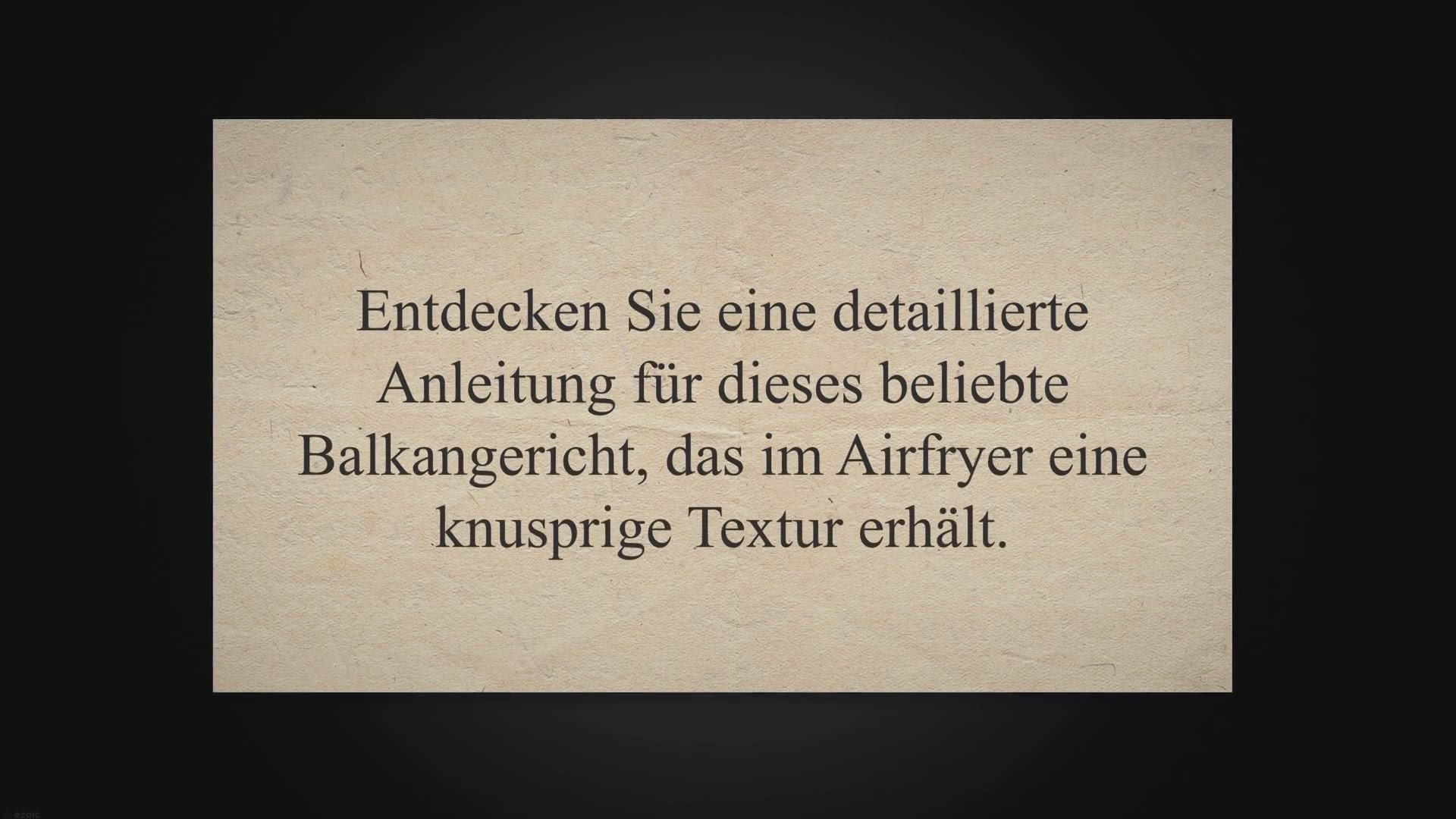 Video thumbnail for Cevapcici im Airfryer