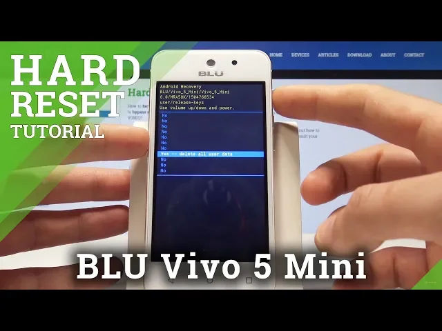 Video thumbnail for How to Hard Reset BLU Vivo 5 Mini - Bypass Screen Lock Solution / Factory Reset