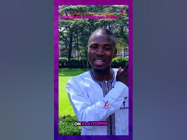 Video thumbnail for CEO, Content Creators Hub - Happy one-year anniversary to Content Creators Hub