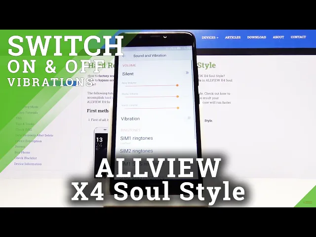 Video thumbnail for How to Enter Vibration Settings in ALLVIEW X4 Soul Style – Find Vibration Options