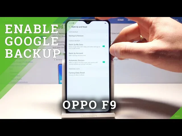 Video thumbnail for How to Enable Google Backup in OPPO F9 – Add Backup Account