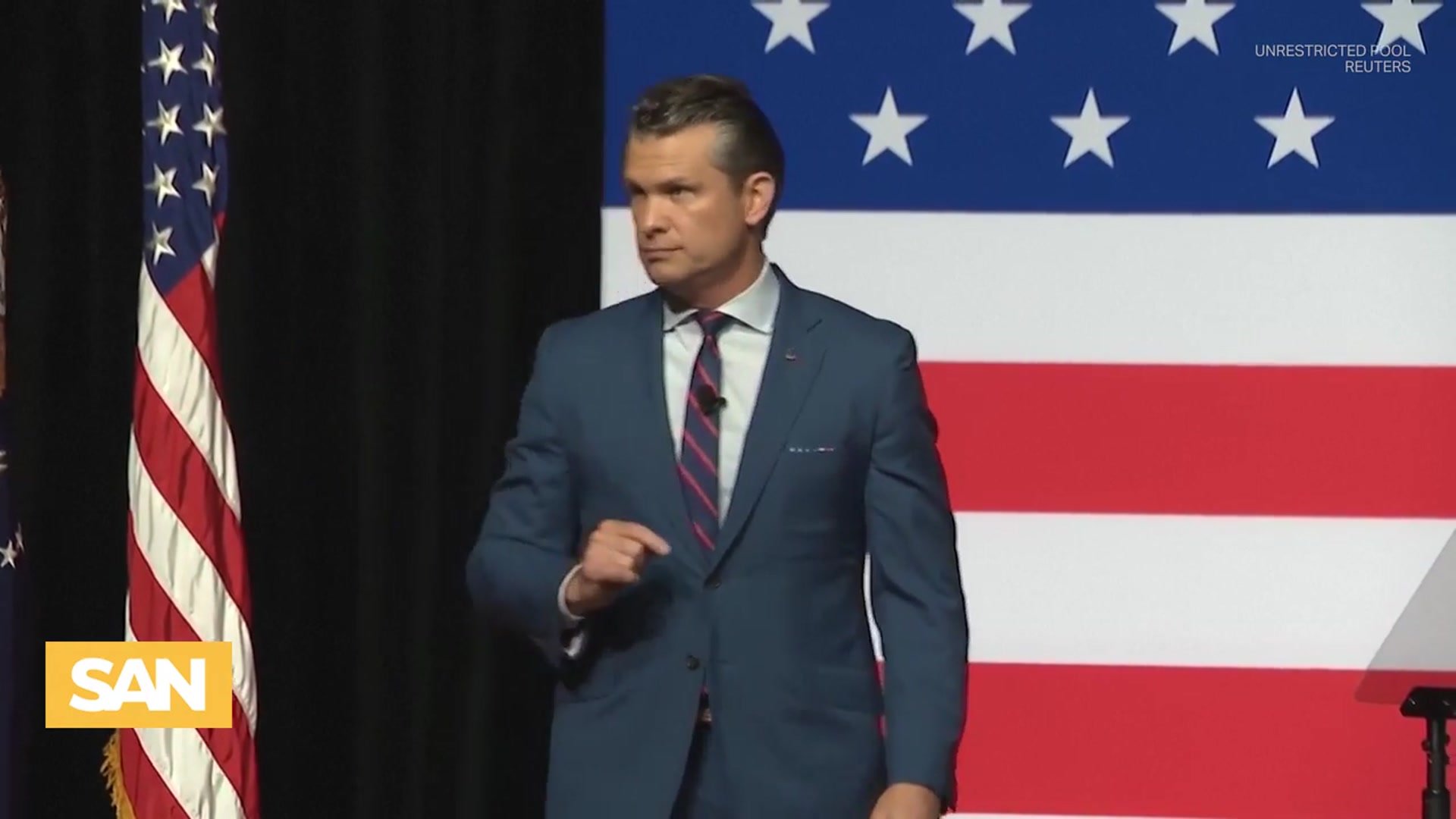 'Video thumbnail for Lawmakers press Hegseth to reverse beard policy after Korea event ban'
