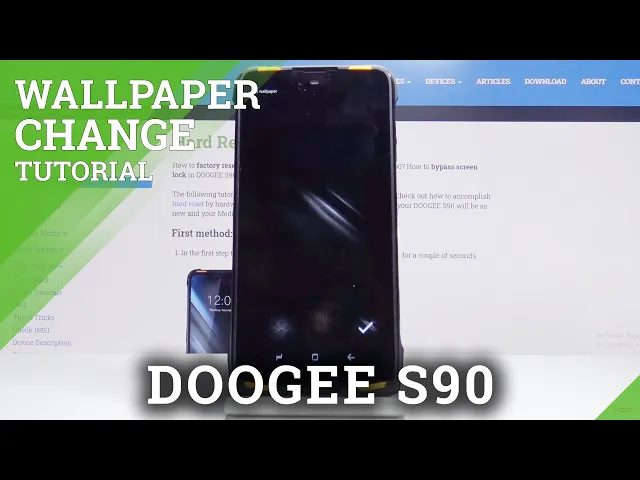 Video thumbnail for How to Set Up Wallpaper Doogee S90  –  Change Background Image