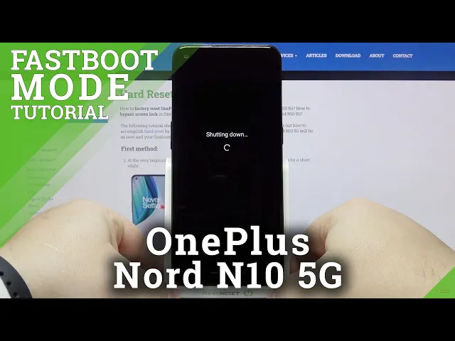 Video thumbnail for How to Enter Fastboot Mode in OnePlus Nord N10 5G