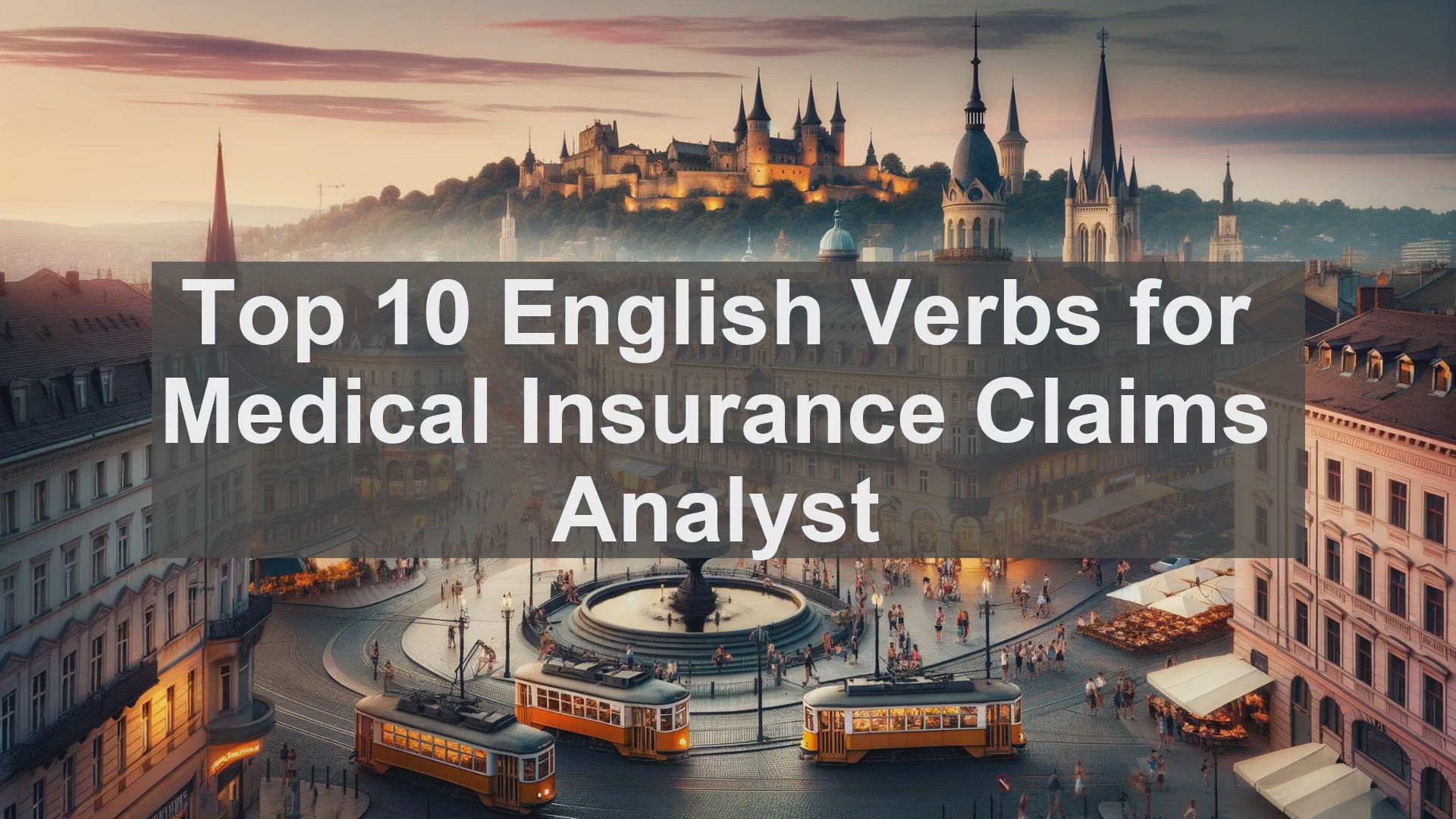 'Video thumbnail for Top 10 English Verbs for Medical Insurance Claims Analyst'