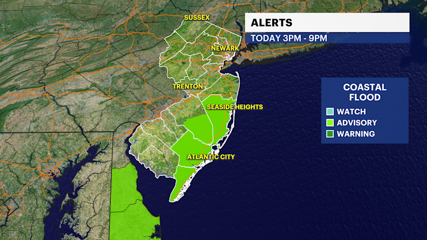 Video thumbnail for Minor coastal flooding with high tides today, otherwise tranquil