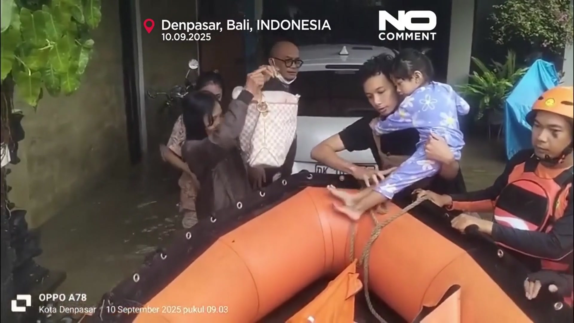 'Video thumbnail for Flash floods and landslides leave dozens dead or missing in Indonesia'