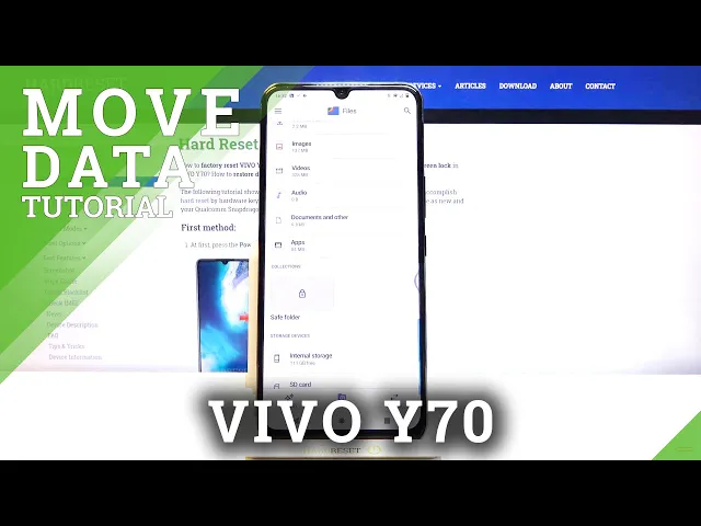 Video thumbnail for How to Transfer Files on VIVO Y70 – Move Files