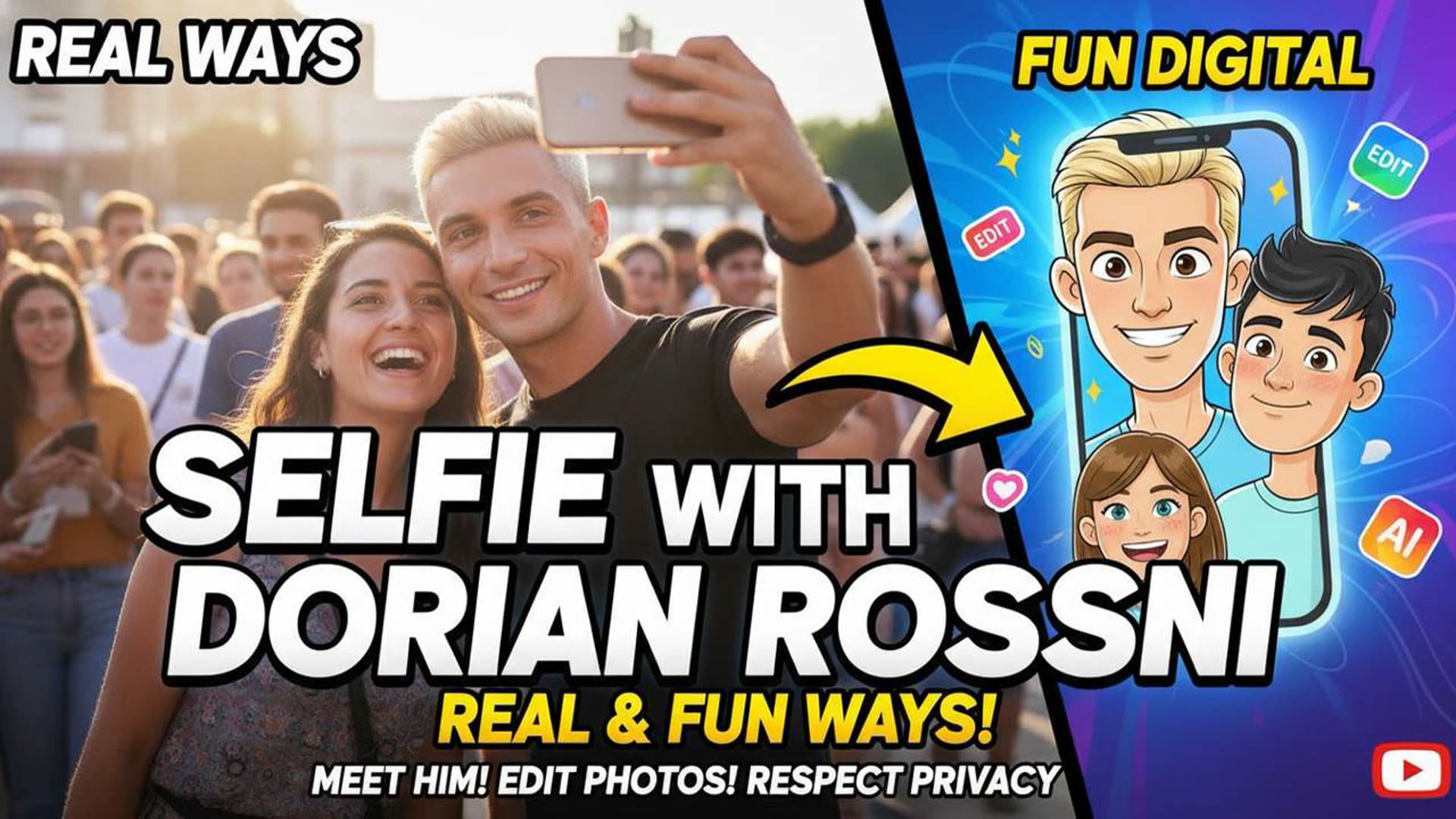 How to Take a Selfie with Dorian Rossini – Real & Fun Ways