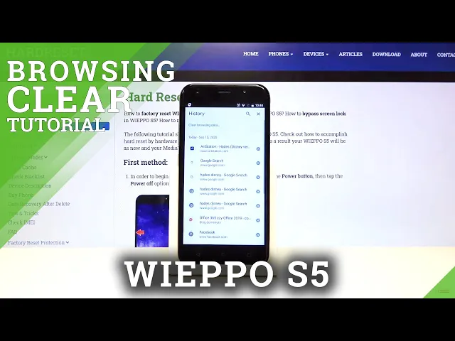 Video thumbnail for How to Delete All Browsing Data WIEPPO S5 –  Clear Cookies/History/Wipe Cache