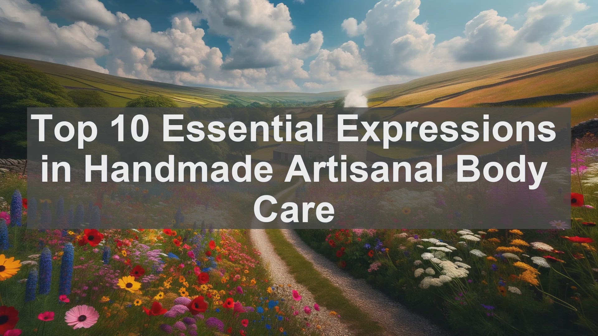 'Video thumbnail for Top 10 Essential Expressions in Handmade Artisanal Body Care'