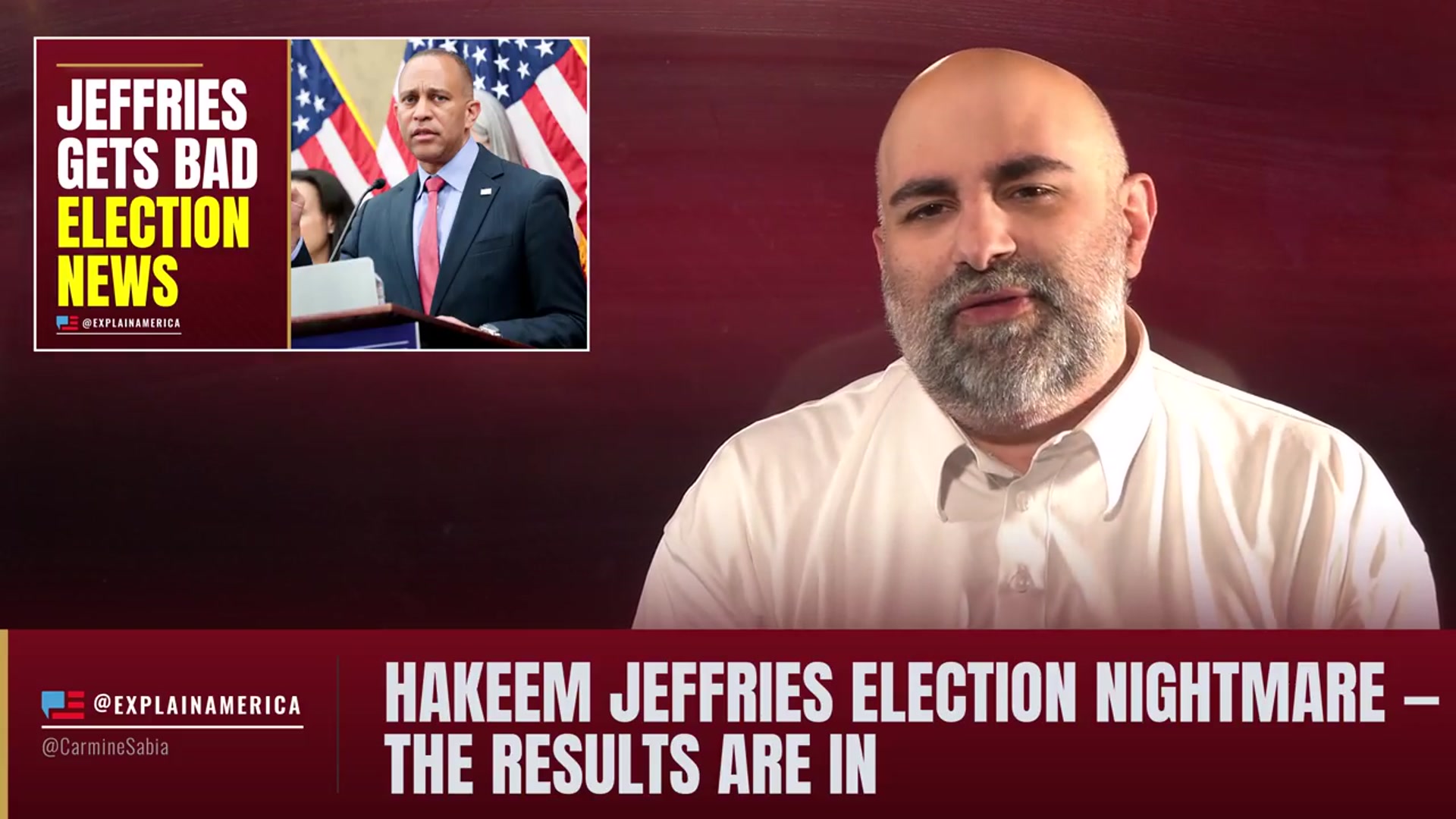 Video thumbnail for Hakeem Jeffries Election Nightmare — The Results Are In
