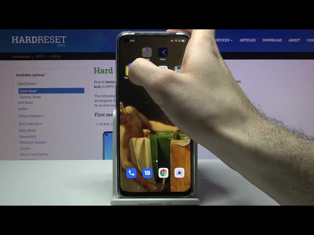 Video thumbnail for How to Store Apps in a Folder on OPPO A54 - Create a Folder