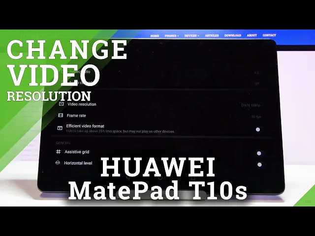 Video thumbnail for How to Change Video Resolution on HUAWEI MatePad T10s - Change Video Quality