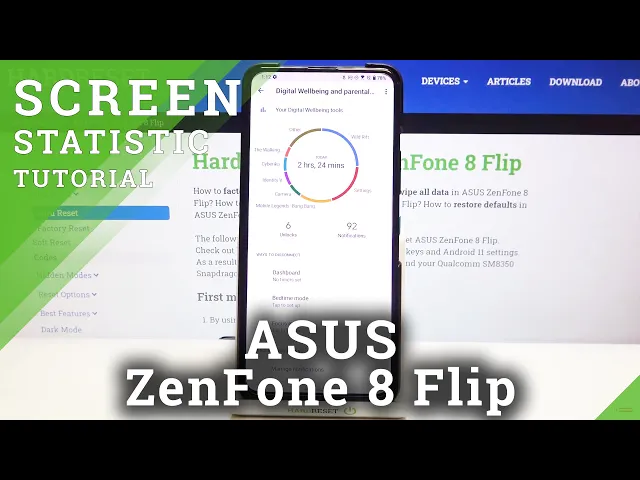 Video thumbnail for How to Verify Total Screen Time in ASUS ZenFone 8 Flip – Check Display Time