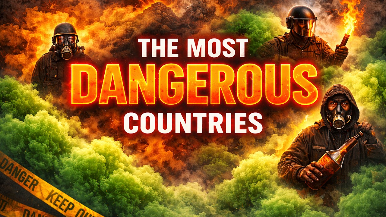 Video thumbnail for Warning: 15 Most Dangerous Countries.