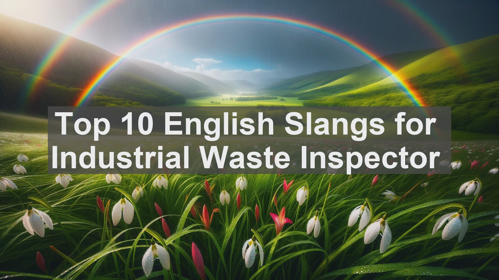 'Video thumbnail for Top 10 English Slangs for Industrial Waste Inspector'
