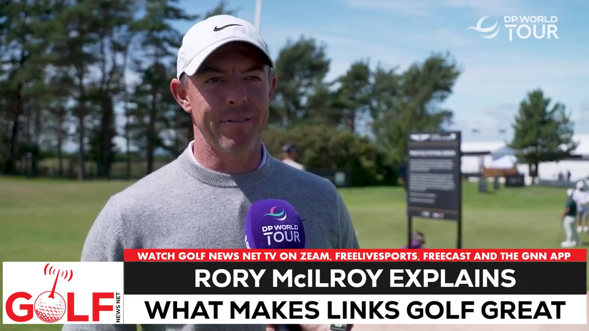 'Video thumbnail for Rory McIlroy explains why links golf is so great'