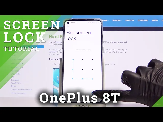Video thumbnail for How to Set Up Screen Lock on OnePlus 8T – Password Protection