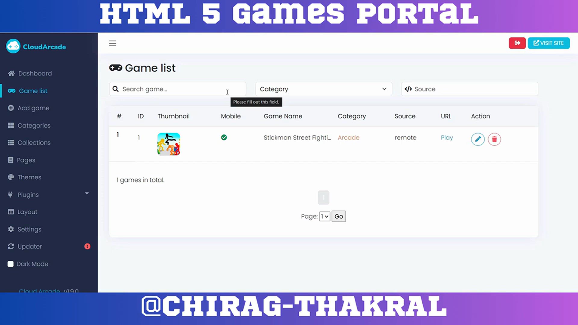 'Video thumbnail for Earn Money By Making HTML 5 Games Portal || Part Four'