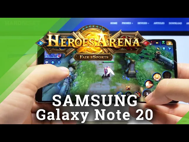 Video thumbnail for Heroes Arena on SAMSUNG Galaxy Note 20 – Check Gaming Abilities