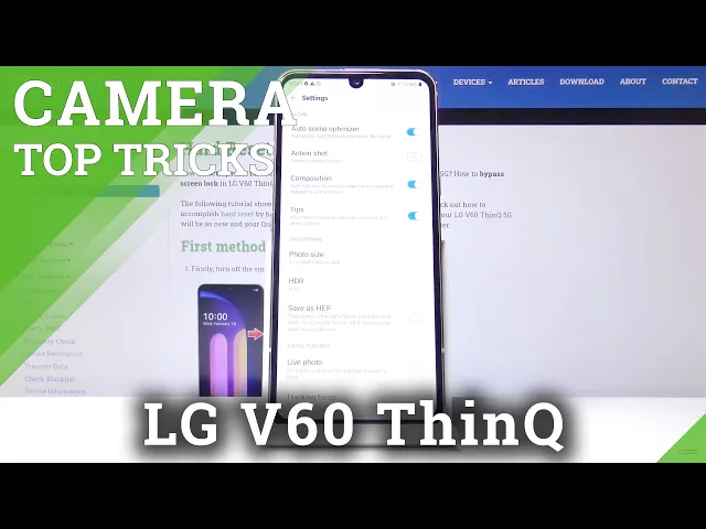 Video thumbnail for Camera Top Tricks for LG V60 ThinQ – Best Camera Features
