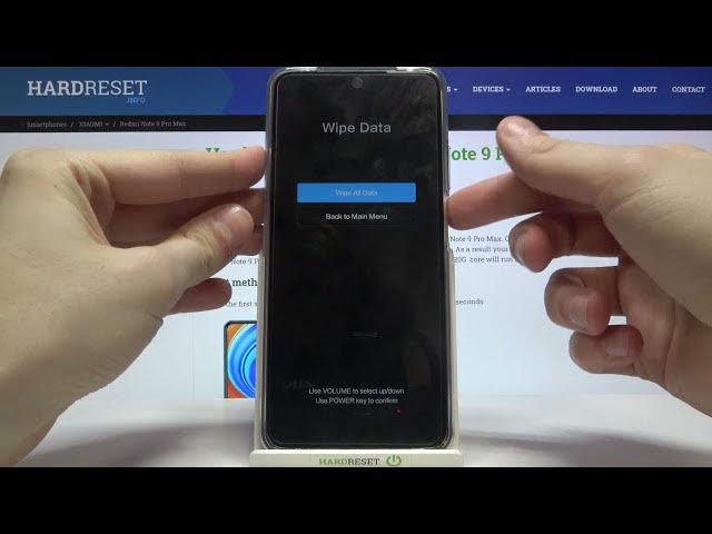Video thumbnail for Hard Reset XIAOMI Redmi Note 9 Pro Max – Wipe Data / Remove Pattern Lock