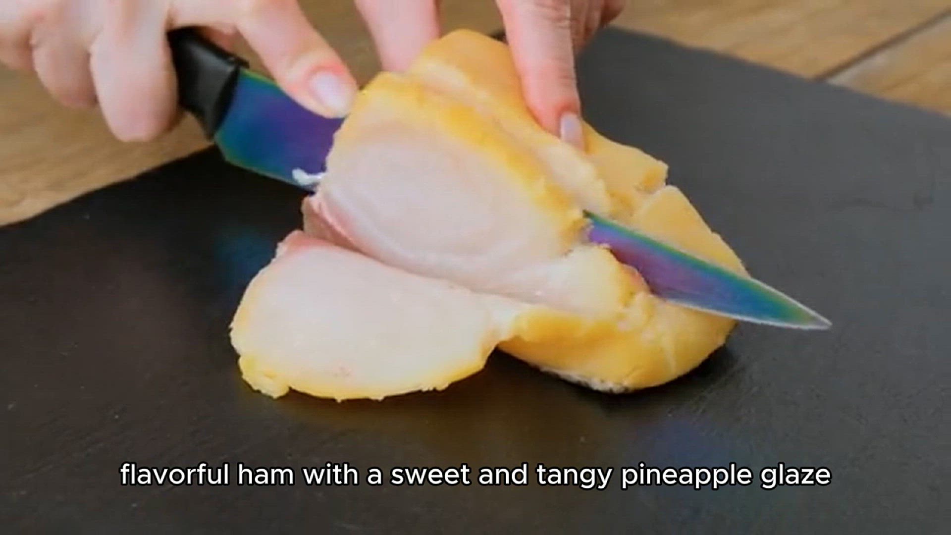 Video thumbnail for pineapple ham recipe