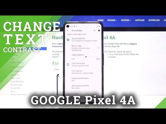 Video thumbnail for How to Enable High Contrast Text in Google Pixel 4A – Change Contrast of Font