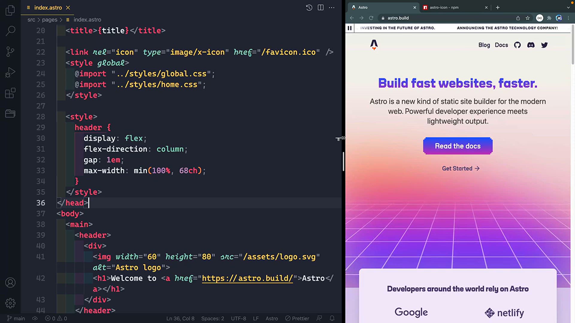 'Video thumbnail for Build a Static Site with Figma & Astro #6 - Astro Structure & Components'