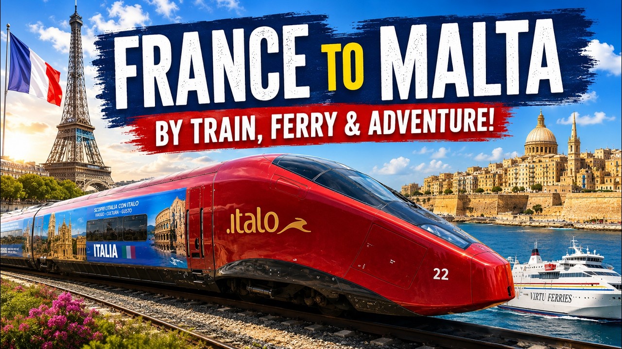 Video thumbnail for France to Malta Without Flying | The Ultimate Overland Eurotrip Journey