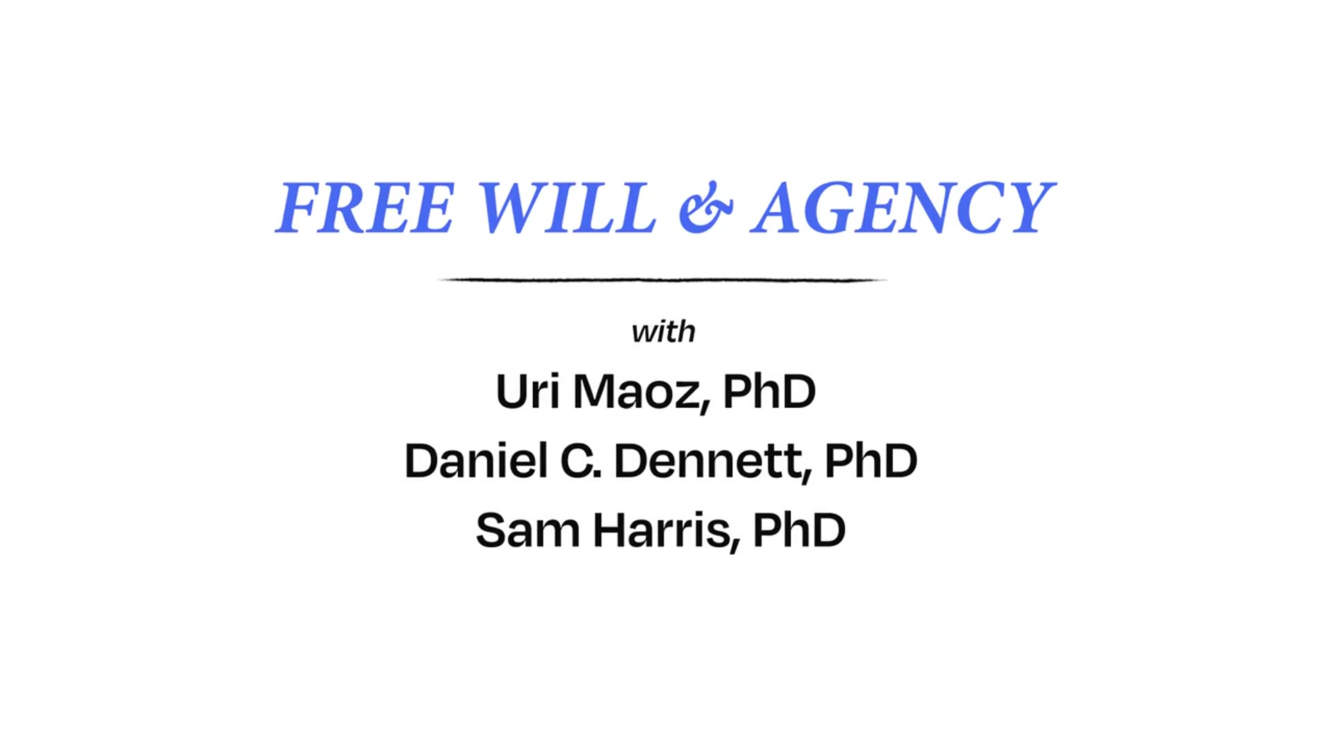 'Video thumbnail for Is free will a fallacy? Science and philosophy explain.'