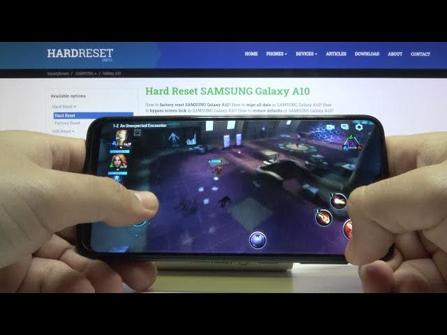 Video thumbnail for Marvel Future Fight Gameplay on Samsung galaxy A10 – Performance Test
