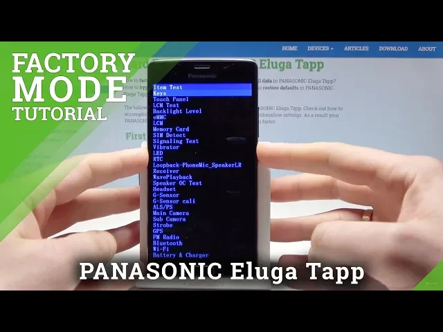 Video thumbnail for How to Open Factory Mode in PANASONIC Eluga Tapp – Factory Test Mode