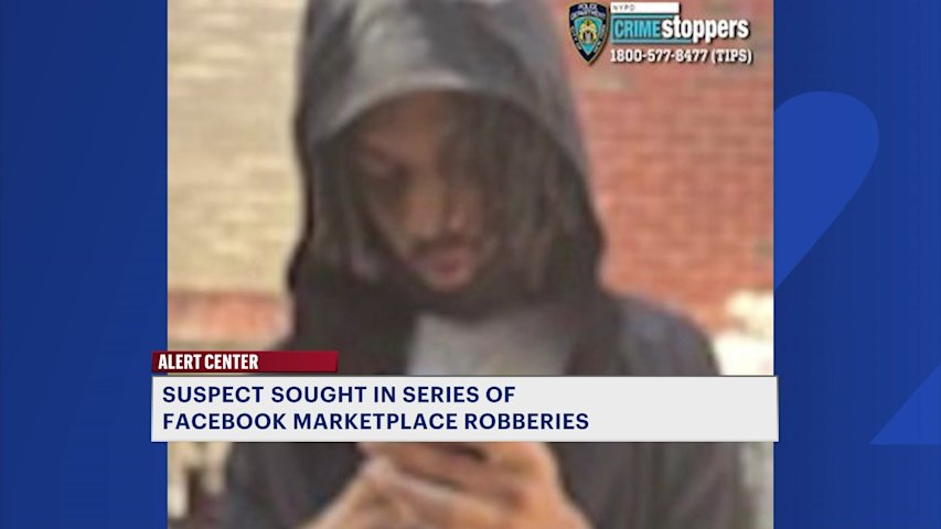 Video thumbnail for Suspect sought in series of Facebook Marketplace robberies across NYC, including two in the Bronx