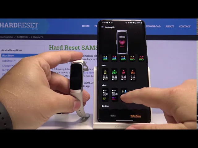 Video thumbnail for How to Change Watch Face in SAMSUNG Galaxy Fit – Update Display