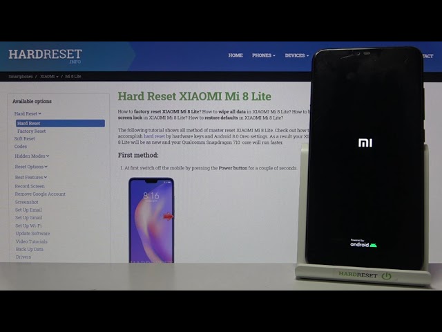Video thumbnail for Xiaomi Mi 8 Lite Turning On Phone