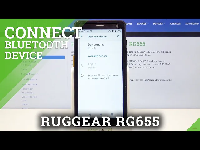 Video thumbnail for Data Sharing – RUGGEAR RG655 and Bluetooth Connection