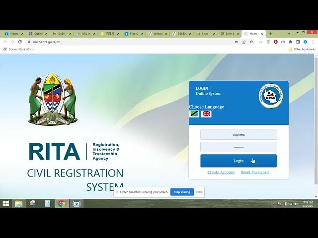 Video thumbnail for RITA Jinsi Ya Kuhakiki Cheti Cha Kuzaliwa Online
