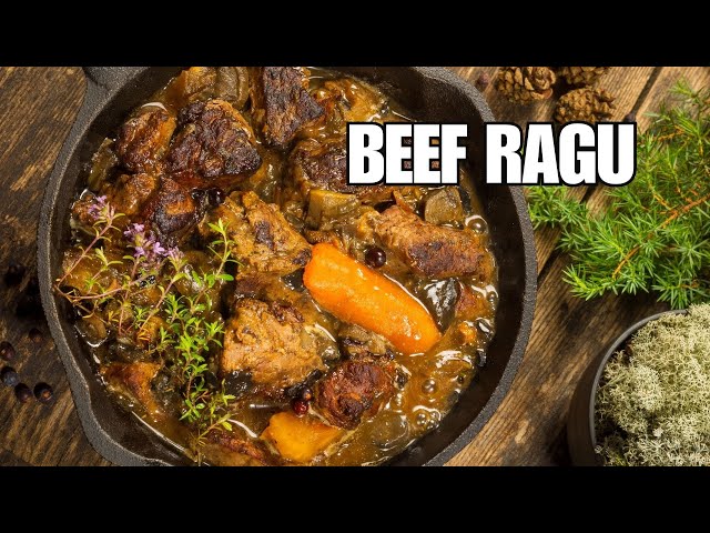 'Video thumbnail for Classic Beef Ragu Recipe: Rich, Savory, and Perfect for Pasta Night'