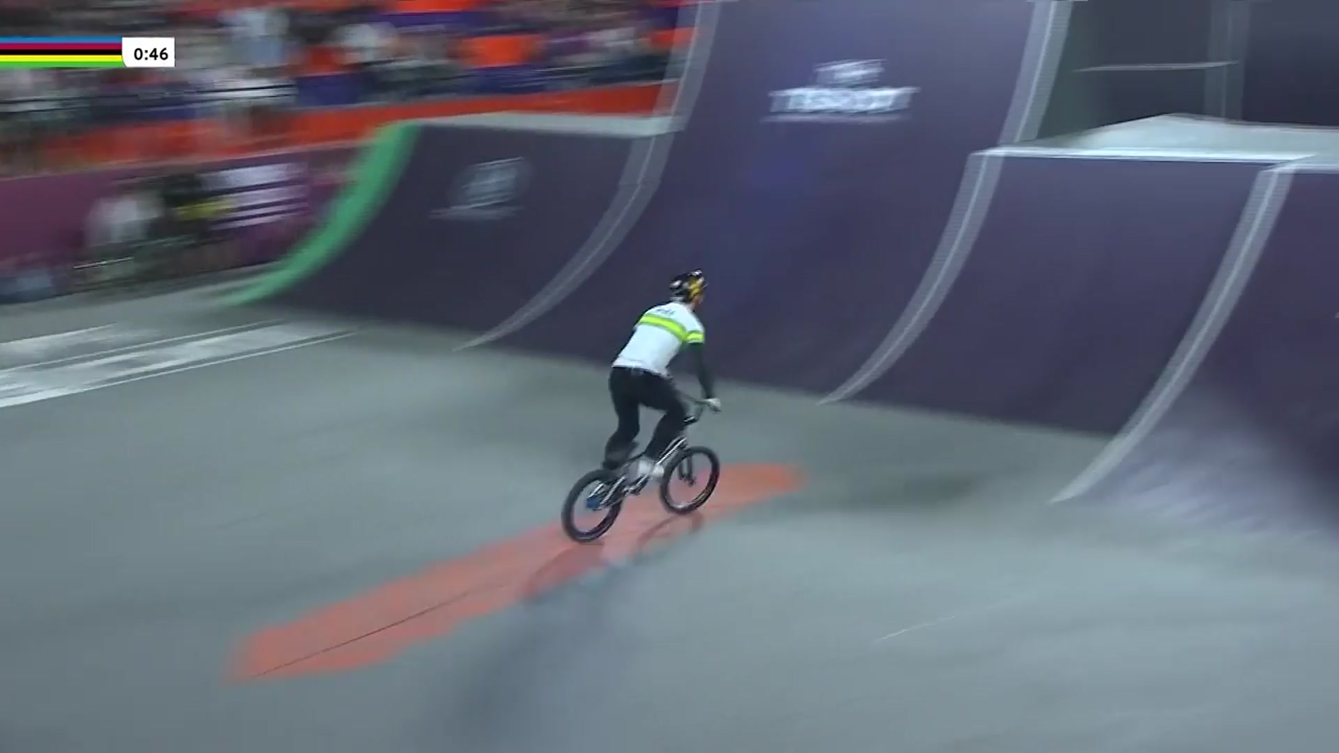 'Video thumbnail for France's Anthony Jeanjean claims maiden BMX freestyle world title in Riyadh'