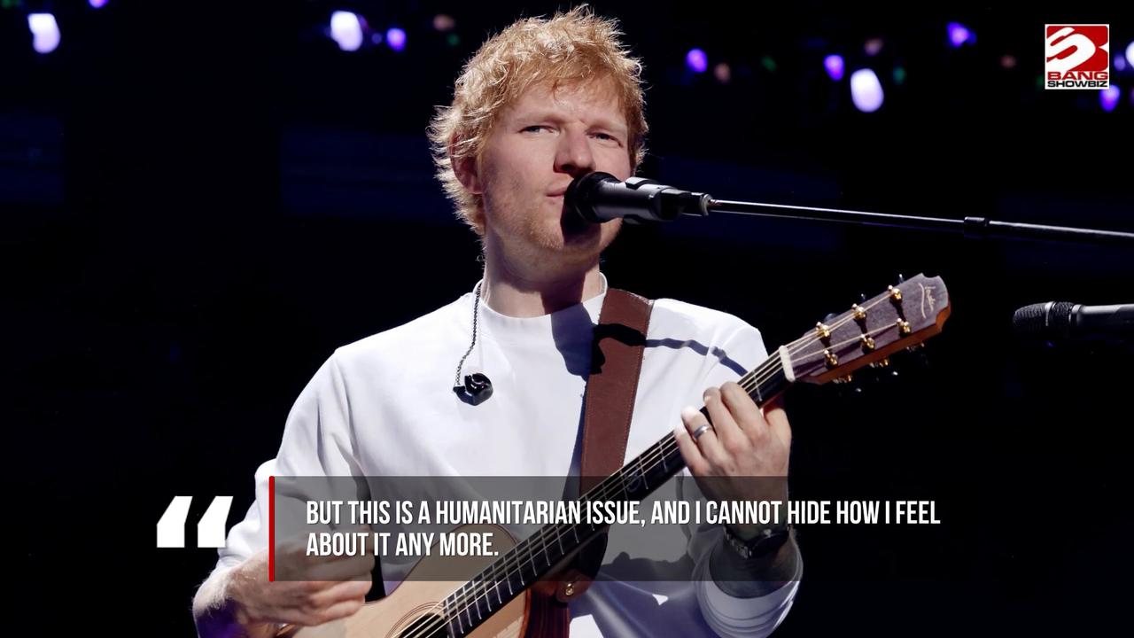 Video thumbnail for Ed Sheeran opens Philadelphia show by directly addressing row over Palestine he has found himself embroiled in.