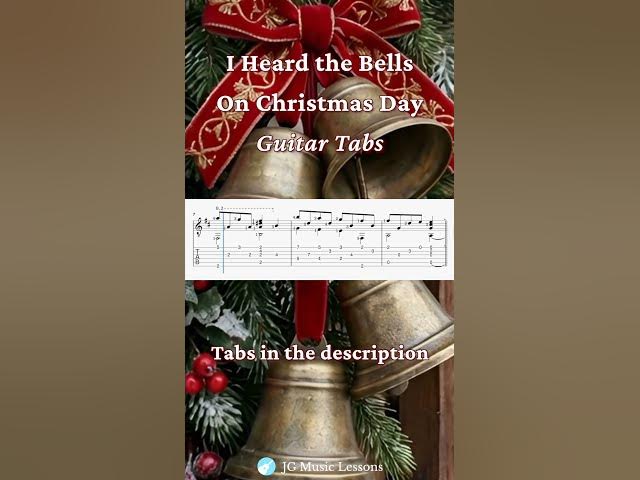 Video thumbnail for I Heard the Bells on Christmas Day guitar tabs 🎸🎄
