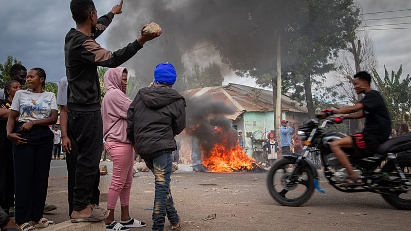 'Video thumbnail for Unrest erupts in Tanzania as main opposition candidates barred from election'