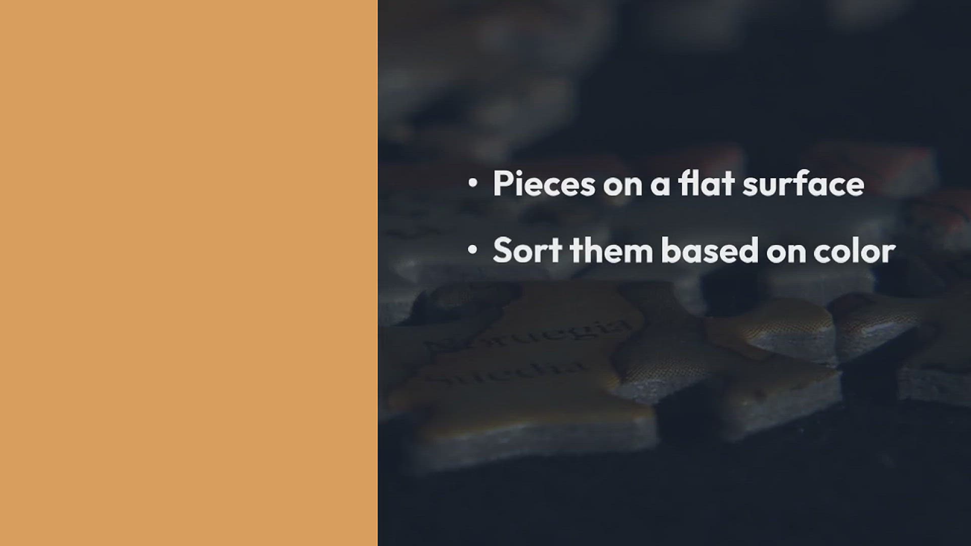 Video thumbnail for how to solve jigsaw puzzles