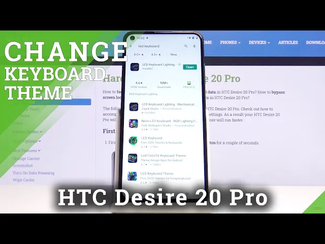 Video thumbnail for How to Download and Install LED Keyboard on HTC Smartphones